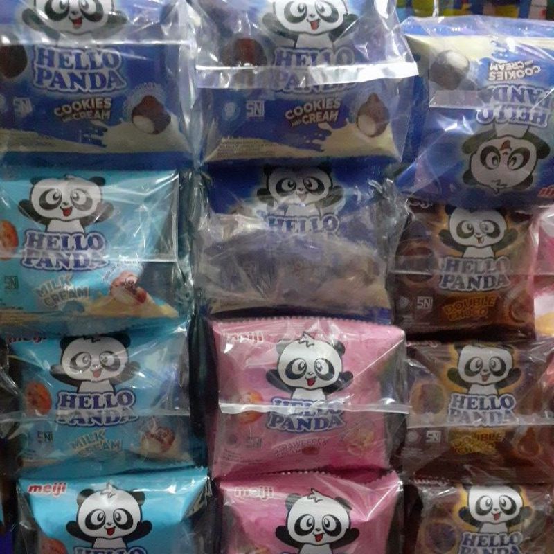 

HELLO PANDA Berbagai macam rasa tinggal pilih/1 pak isi 10 pcs