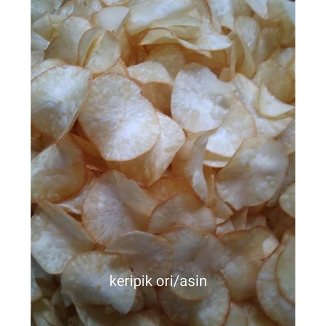 

keripik ubi asin original sekilo