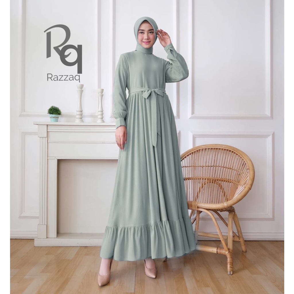 WILI MUSLIM / GAMIS SAJIDDAH DRESS MUSLIM WANITA PREMIUM TERBARU 2022 / BAHAN CERUTY BABYDOLL / GAMI