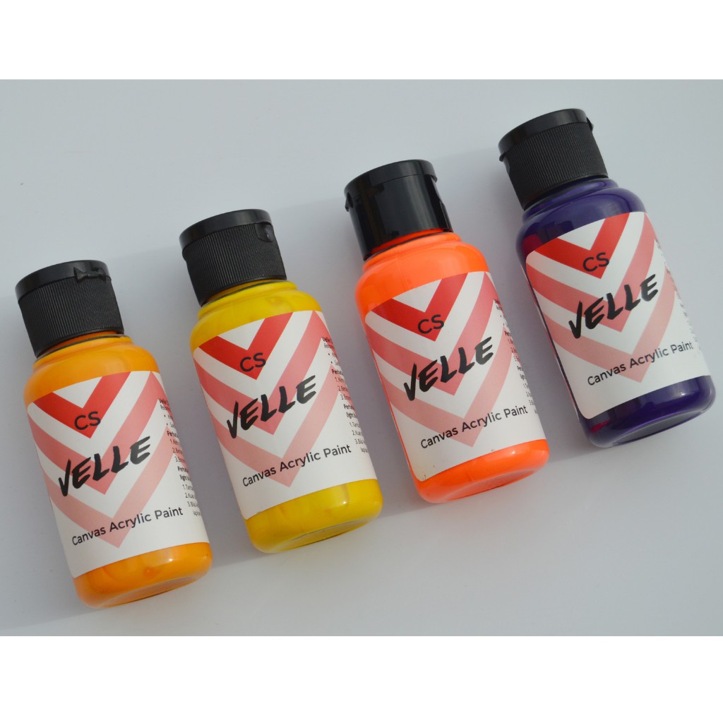 Cat Sepatu Kanvas - cat repaint sepatu topi tas kanvas - Velle CS-8