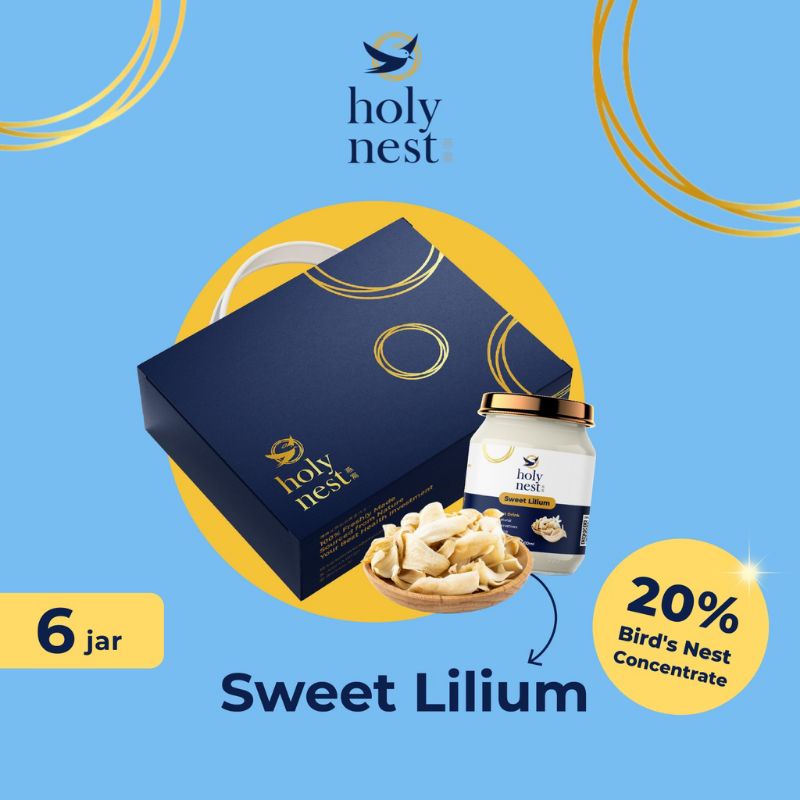 

Minuman Sarang Burung Walet Holynest 6 Botol Rasa Sweet Lilium 20%