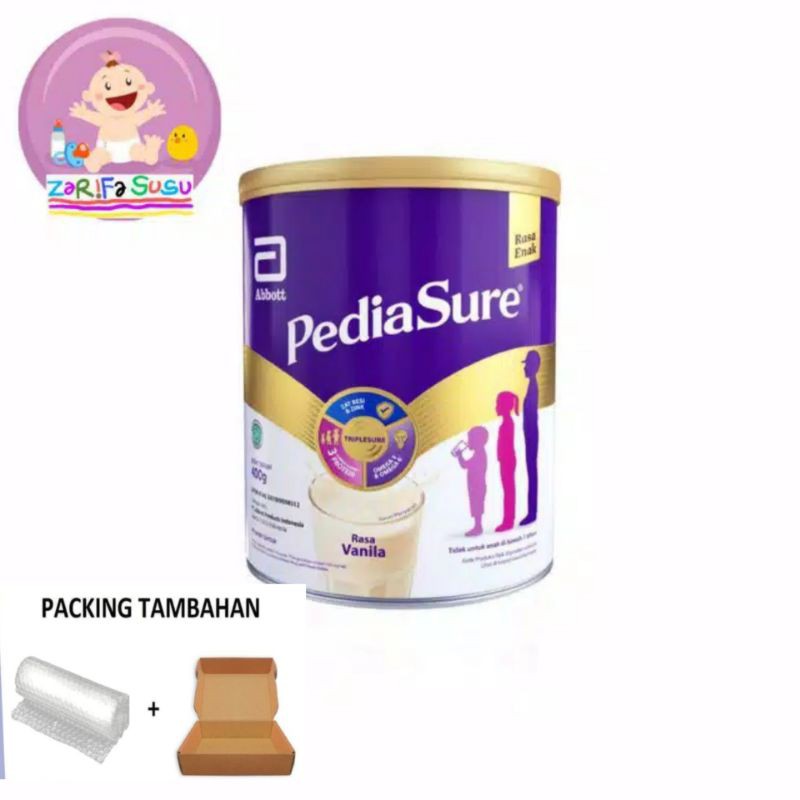 PEDIASURE TRIPLESURE VANILA 400gr (Exp. JUNI 2022)