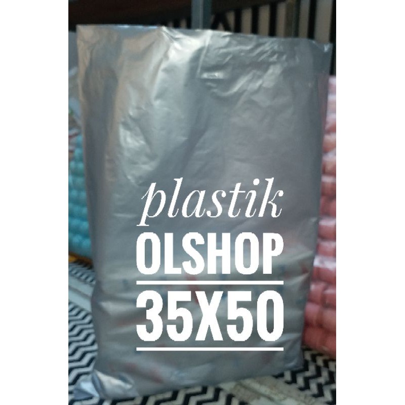 plastik olshop tanpa plong 35x50