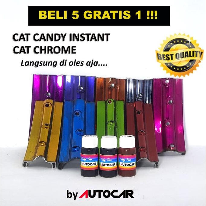 CANDY Instan cat candy oles candy tone cat chroome cat krom velg logam