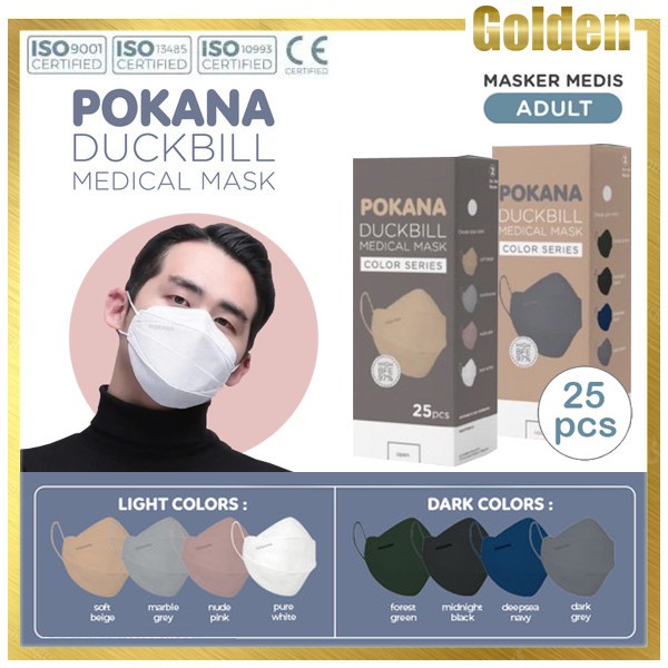 Pokana Masker Duckbill 4ply 4 ply Earloop Evo