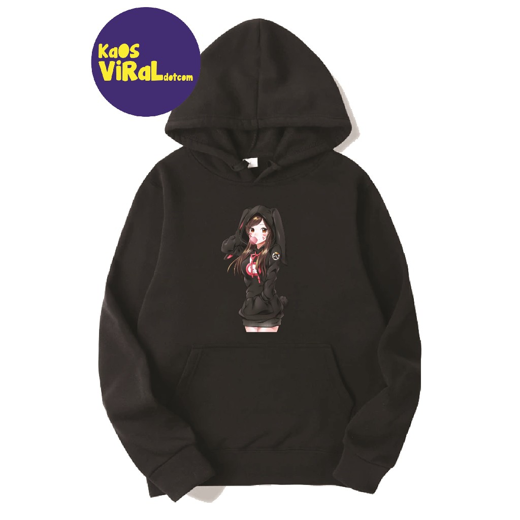 JACKET HOODIE ANIME WAIFU OVERWTCH D.VA HOODIE