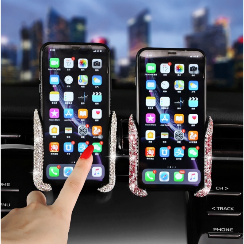 Car Holder Universal Lazy Pod Holder HP GPS Full Diamond Bling Bling V DAD Series