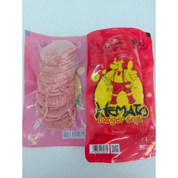 

Hemato Burger Kecil 280gram