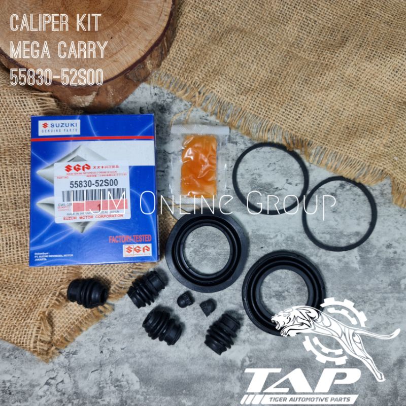 CALIPER KIT - SEAL KIT KARET REM CAKRAM DEPAN SUZUKI NEW MEGA CARRY