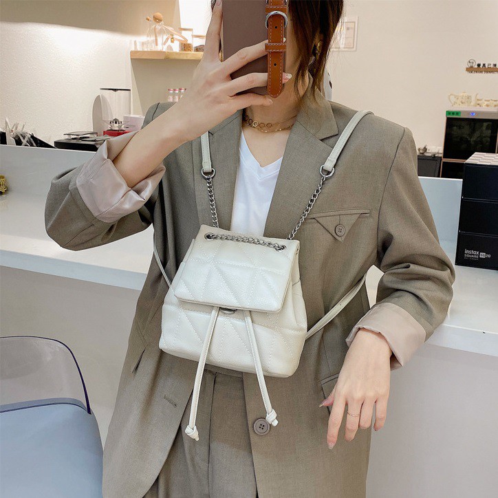 BJ81769 - BLACK/BROWN/GREEN/WHITE - TAS RANSEL SLEMPANG MULTIFUNGSI TAS WANITA FASHION IMPORT MODIS ELEGAN TERMURAH TERLARIS TERBARU BAGSTORE JAKARTA TAS BATAM GT1769 BQ3343 JT504
