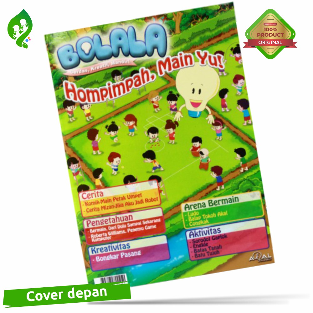CD Interaktif Bolala  Hompimpah, Main Yu Original Akal Interaktif Garansi 1 Tahun