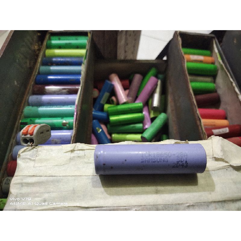 Baterai batre batery 18650 Original Bekas Copotan Laptop 3,7-4,2 volt