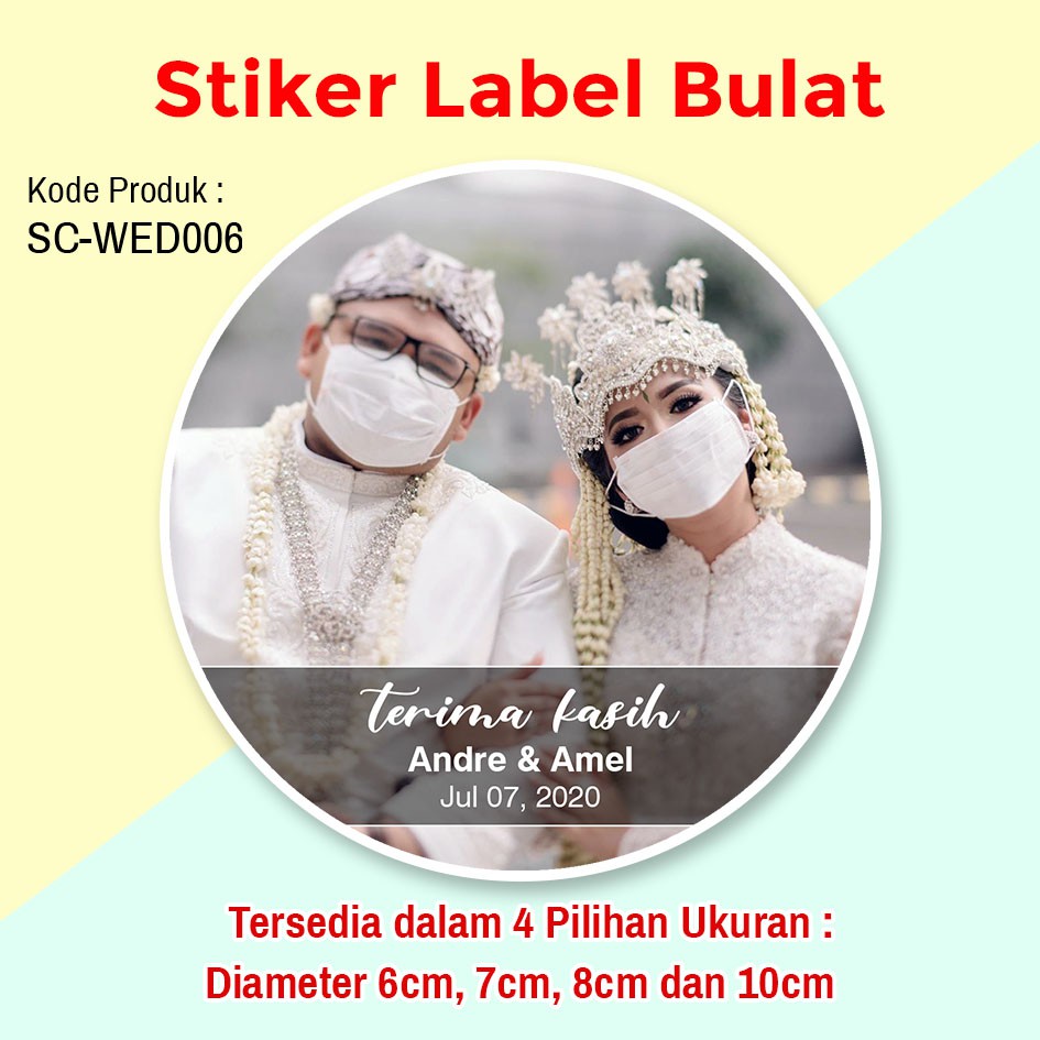 

STIKER LABEL SOUVENIR PERNIKAHAN STICKER TUMPENG MINI FOTO WEDDING
