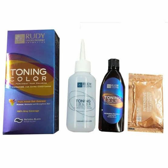 Rudy Hadisuwarno Hair Toning Color Natural Black 60ml