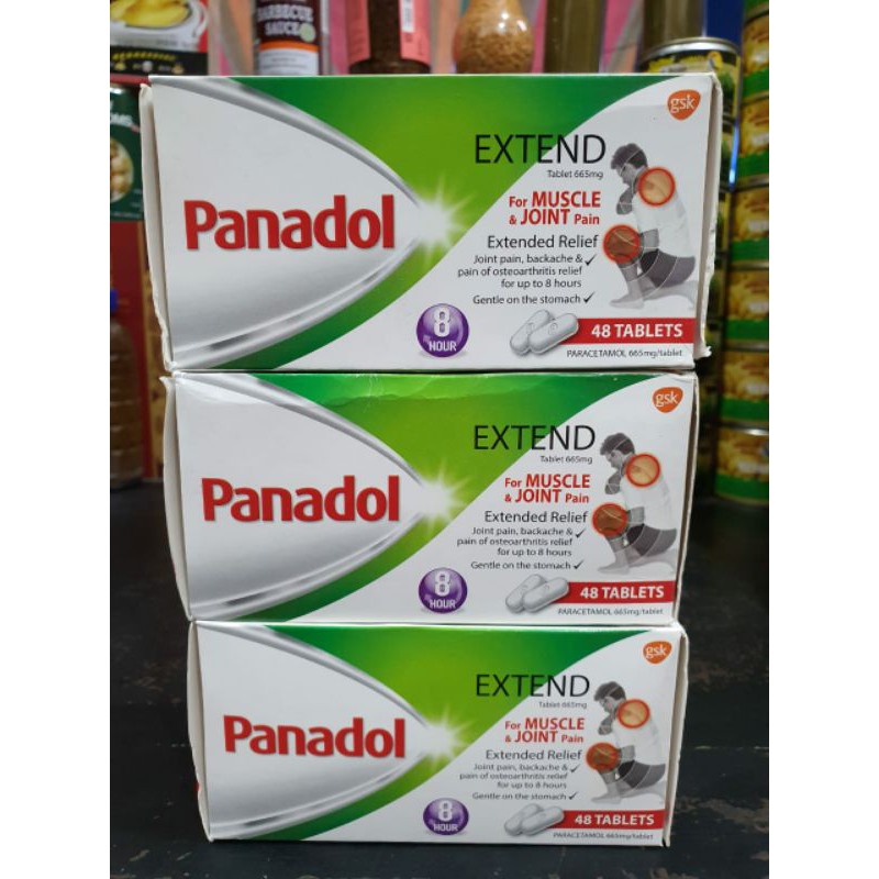 Panadol Extend Muscle Joint Pain Hijau Extended Relief Malaysia 1 Blister 6tablet Shopee Indonesia