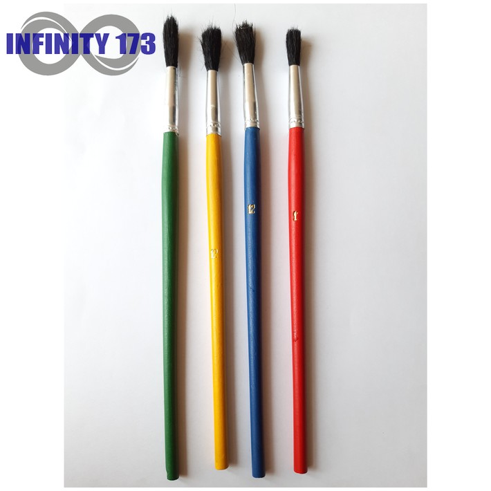 

Brush / Kuas Cat Air WARNA / Cat Minyak / Lukis GAMBAR Acrylic NO 12 INFJ