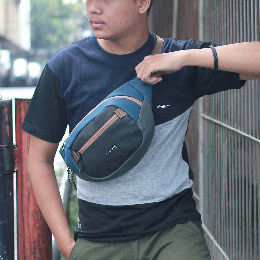 TAS SELEMPANG PRIA / COWOK TAS SLEMPANG TAS WAIST BAG TAS SLINGBAG BAHU PRI ORIGINAL /TM026/