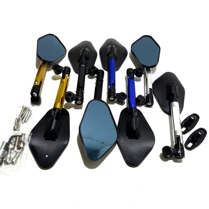 spion tomok model rizoma elisse cnc aerox nmax pcx vario vespa - Hitam