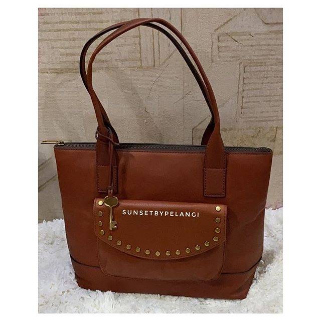 Tas Fossil Vintage Classic Shopper BRANDY