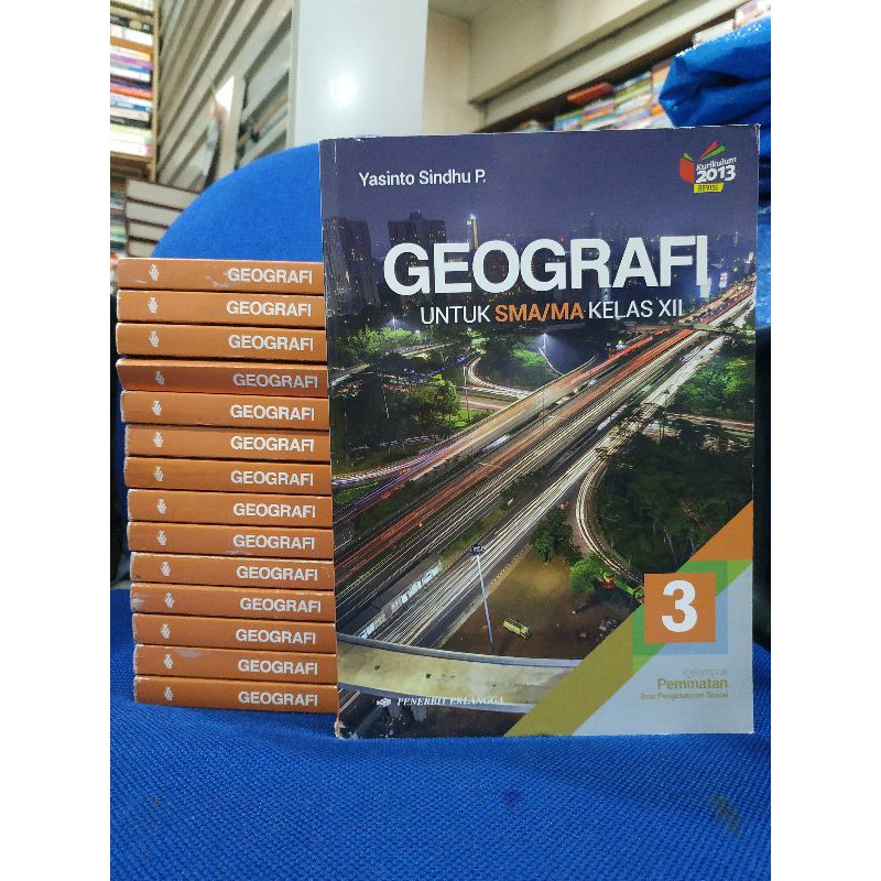 Buku geografi untuk SMA kelas 3 XII 12 kurikulum 2013 revisi erlangga