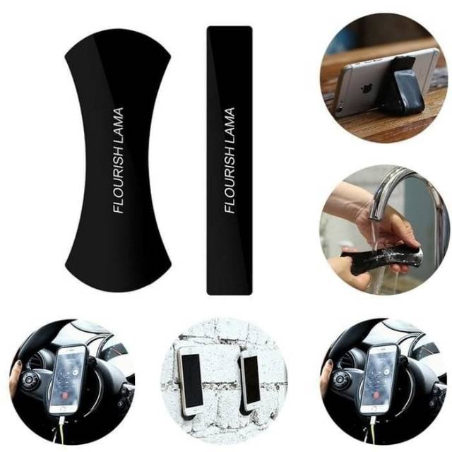 Holder Nano Rubber Pad | holder hp mobil motor | holder hp gojek grab uber gocar | holder hp PROMO