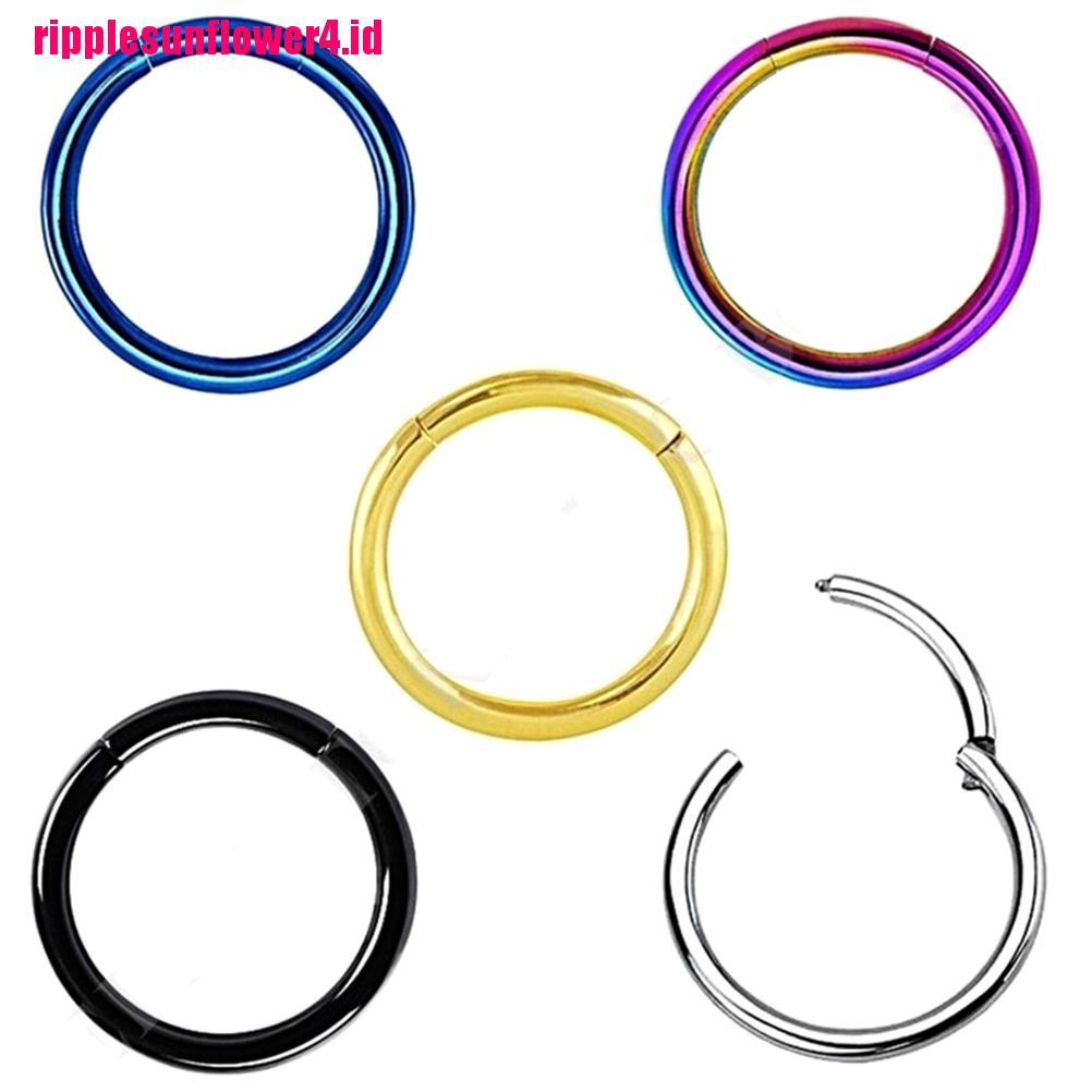 1pc Anting Tindik Hidung / Bibir / Telinga Bahan Titanium