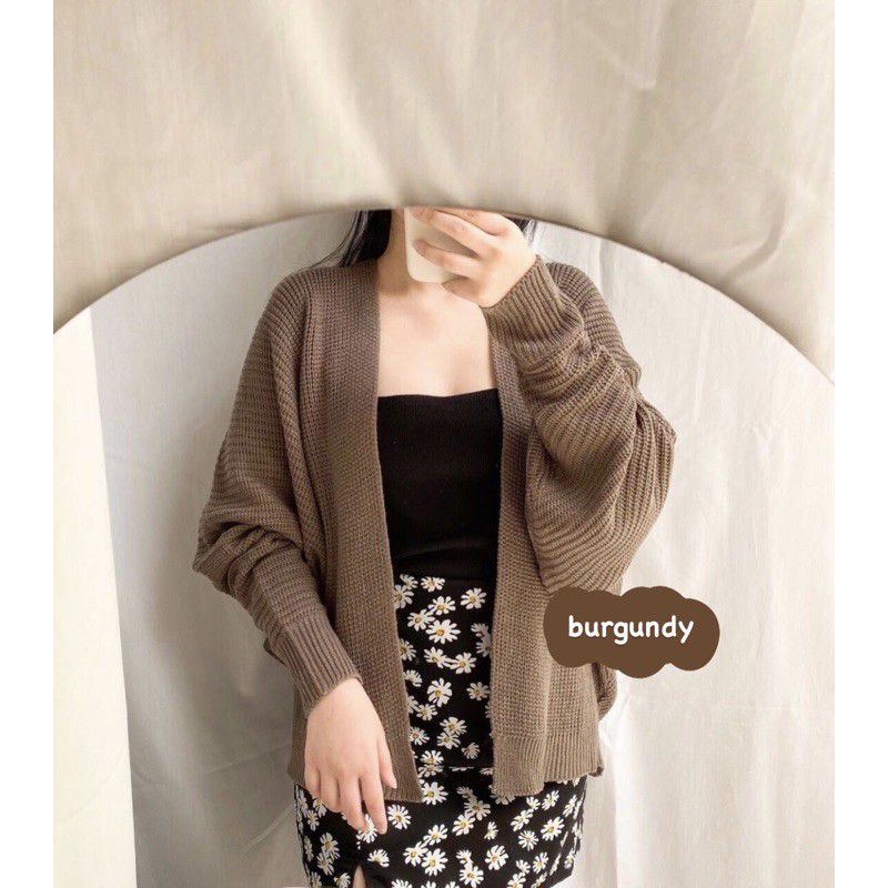 FX SHOP CARDIGAN RAJUT OVERSIZE BATWING / KIRANA BATWING /Cardigan Rajut Wanita Tebal Premium