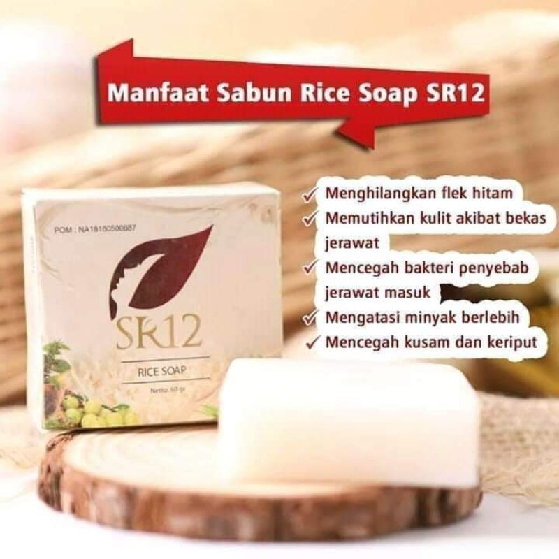 

SABUN BERAS HERBAL SR12 TERLARIS..!! RICE SOAP / SABUN JERAWAT BPOM / KULIT BERMINYAK