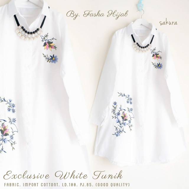 WHITE TUNIK