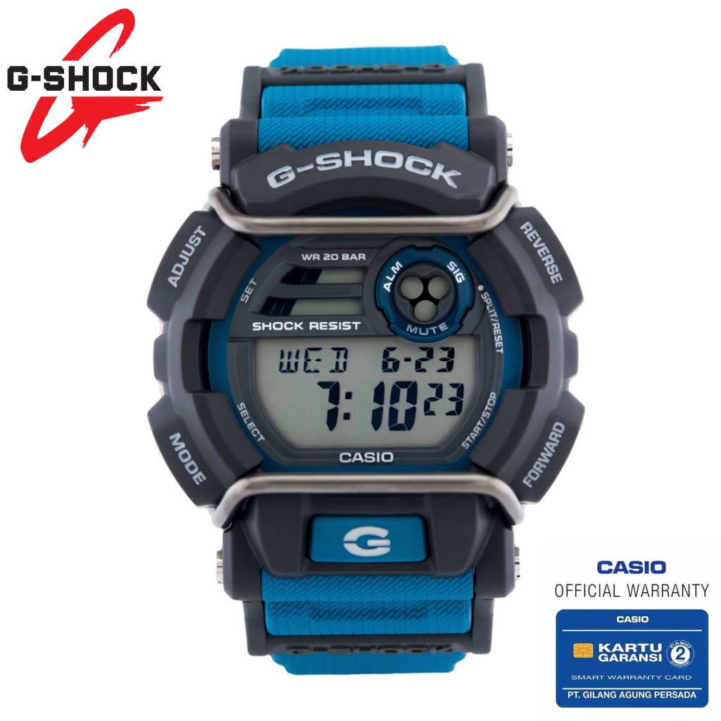 Jam Tangan Pria Casio G-Shock Original GD-400-2DR Digital Rubber Strap