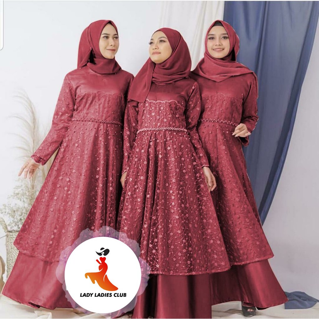 ~lv MAXI DRESS RITTAE BRUKAT