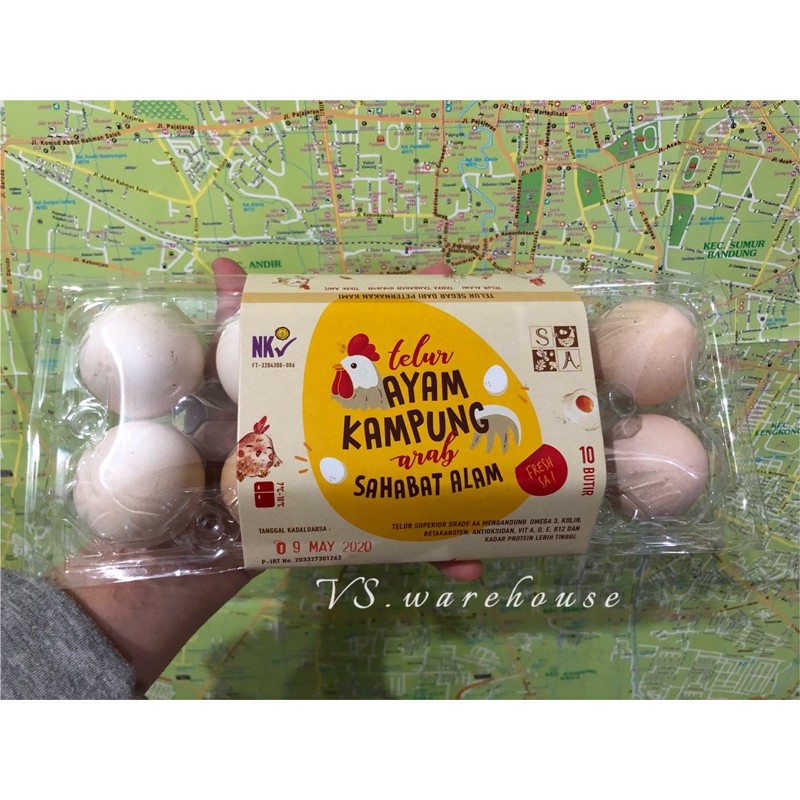 Jual Telur Ayam Kampung Arab Sahabat Alam Tersertifikasi Nkv Shopee Indonesia 0137