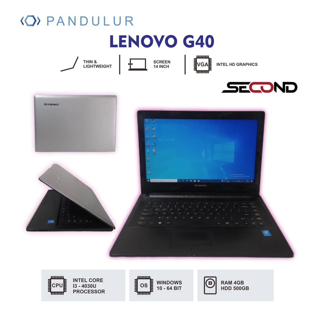 Lenovo G40 Core i3 RAM 4GB/500GB