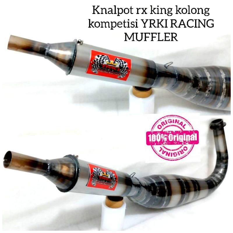 Knalpot rx king kolong 3v3 kompetisi YRKI Racing muffler original