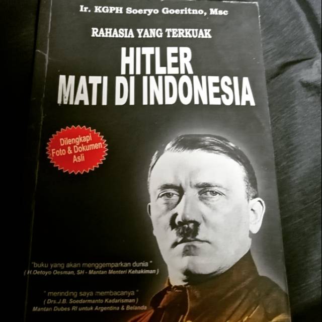 Buku Umum 'Hitler Mati di Indonesia'