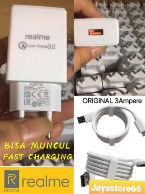 Charger Realme Qualcomm Quick 3.0 Fast Charging Micro Usb