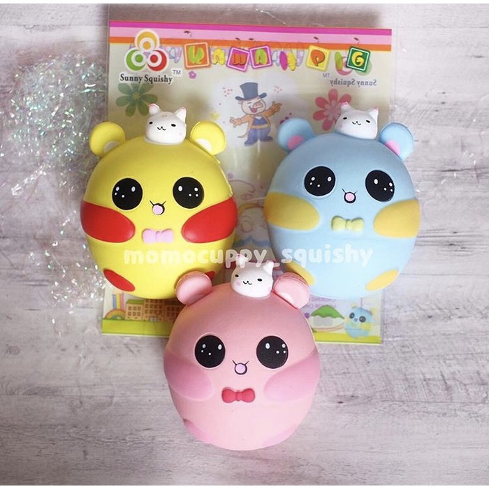 Squishy licensed kawaii piggy by sunny squishy ( squishy soft and slow
