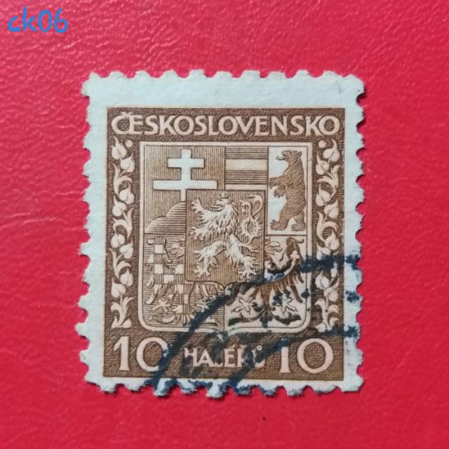 Ck06 .Prangko Kuno Cekoslowakia thn 1920 - used