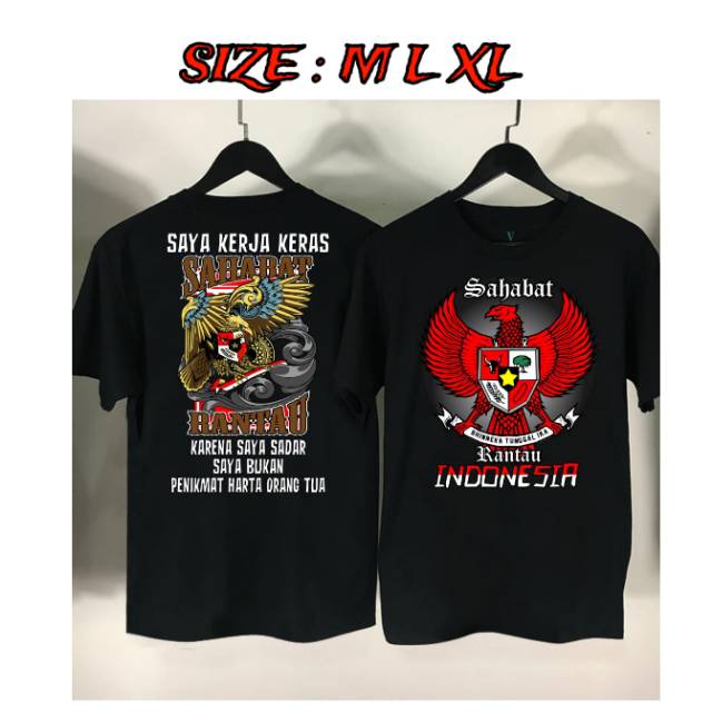 Baju kaos distro anak rantau / sahabat rantau
