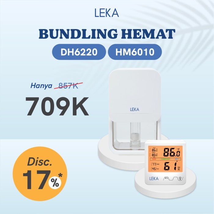 PROMO LEKA DH6220 Marine Dehumidifier - Serap Air Penyerap Kelembaban Udara - Bundle DH6220