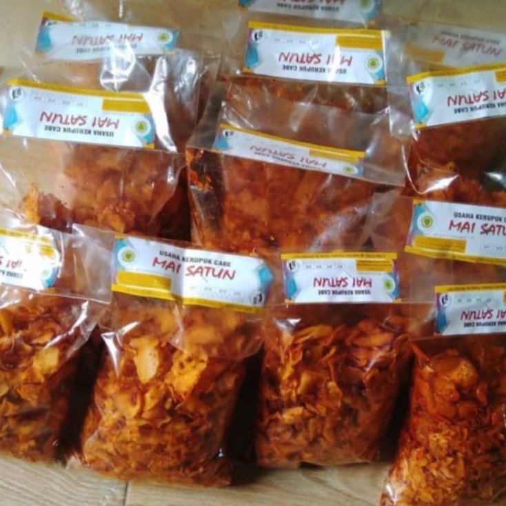 

KERUPUK CABE MAISATUN || (Free Packing Dus )