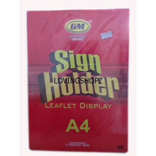 

Sign Holder Leaflet Display