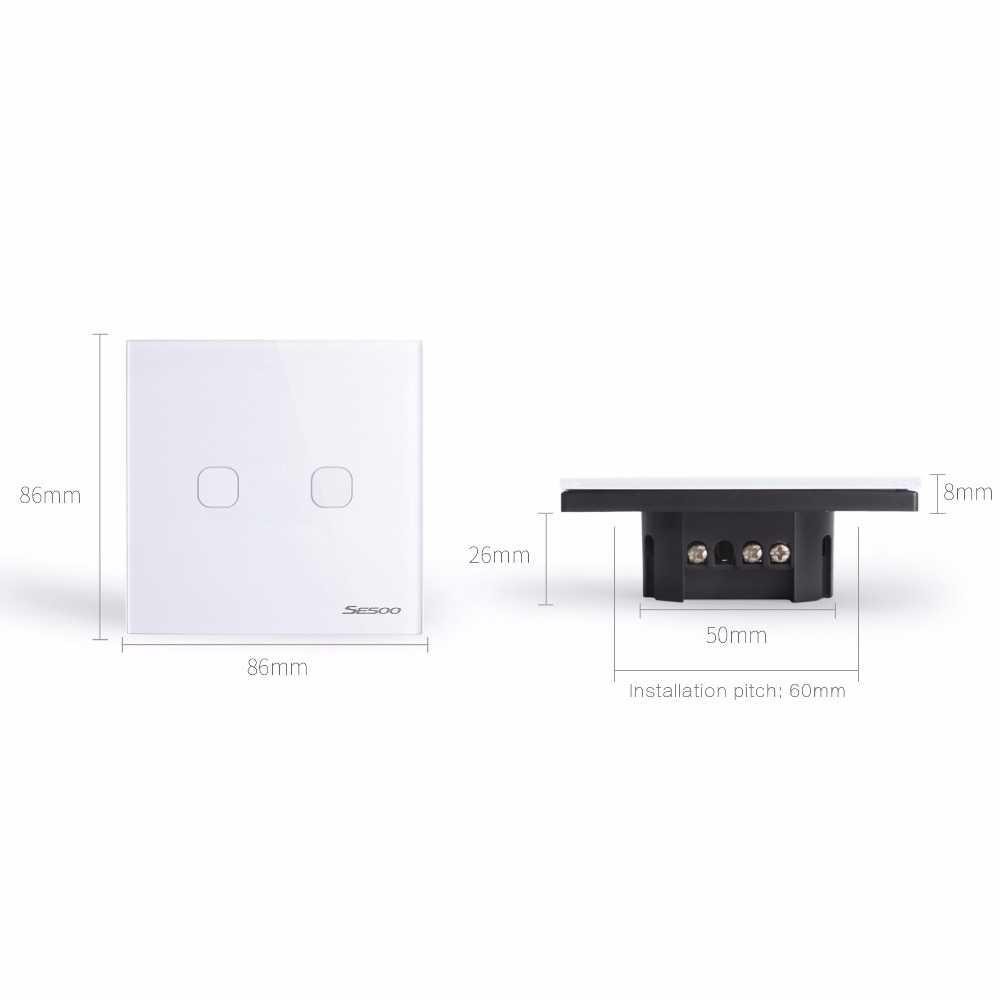 KR Saklar Lampu Luxury Touch LED with Remote Switch