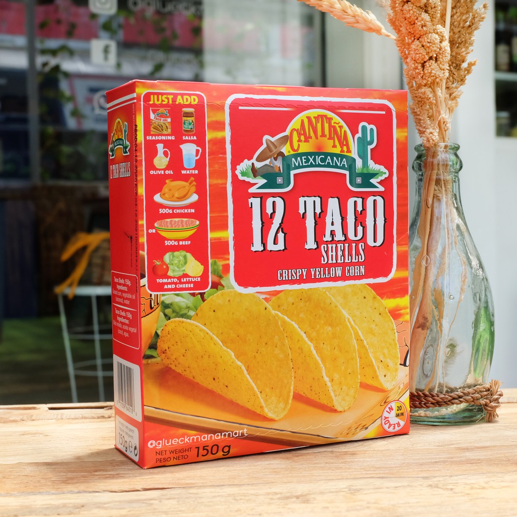 Cantina Taco Shells 150 gr 12 Pcs