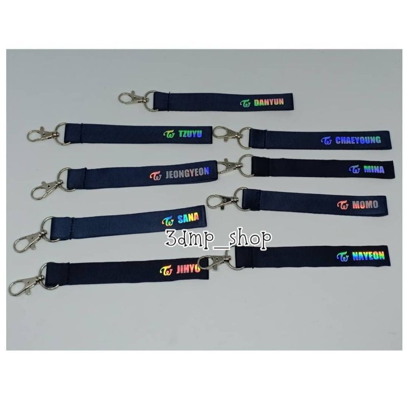 Lanyard gantungan ganci twice dahyun momo sana mina nayeon jihyo jeongyeon tzuyu