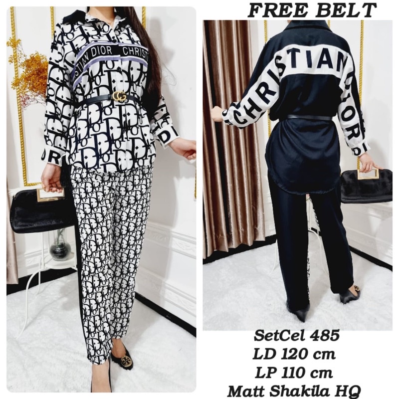 SETELAN DIOR/SETELAN DIOR WANITA IMPORT/SETELAN DIOR WANITA JUMBO/SETELAN WANITA KEKINIAN/SETELAN WA