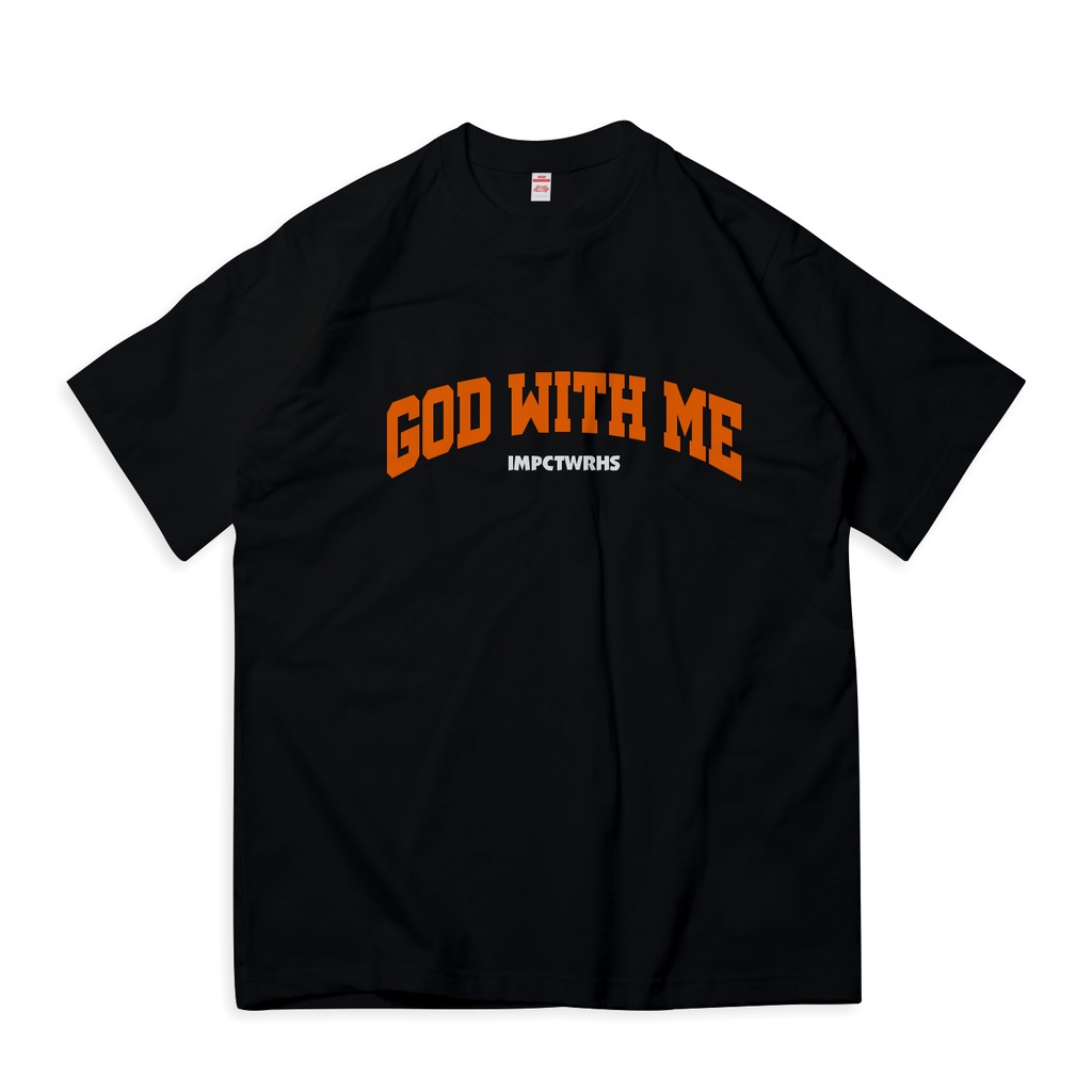 Tshirt Baju Kaos Distro  impactwrhs GODWITHME / Kaos Distro Pria Wanita