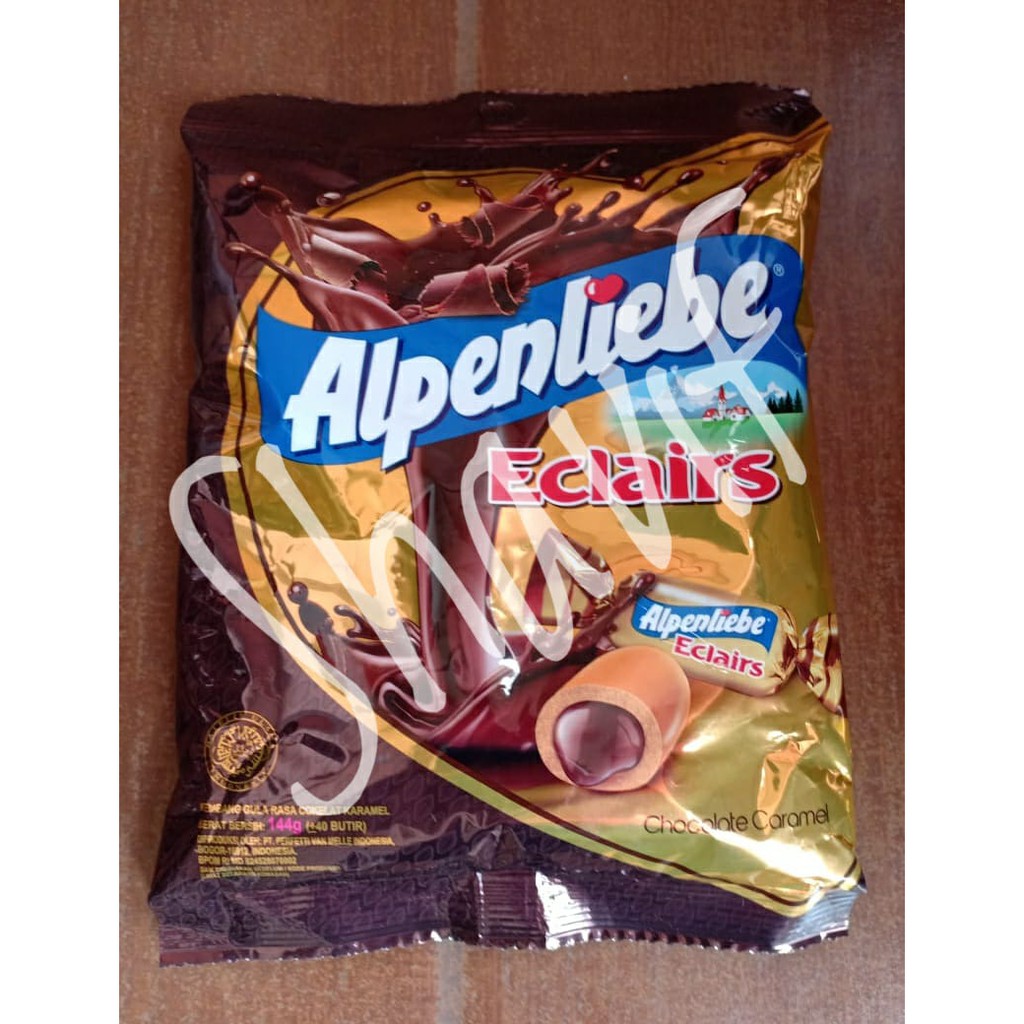 

Permen Alpenliebe Eclairs Chocolate Kemasan Bag 144 gram (isi 40)