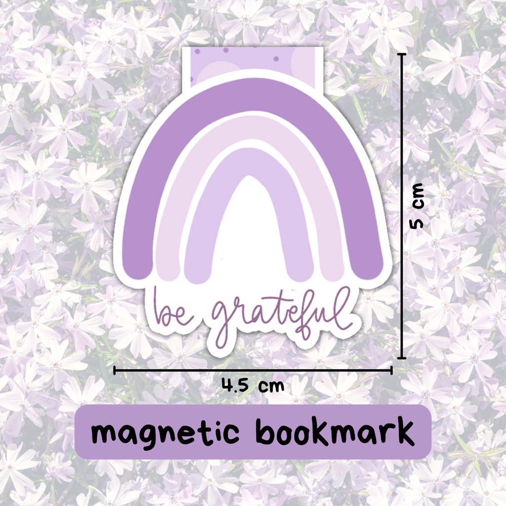

Pembatas Buku Magnet - Be Grateful ♡ | Magnetic Bookmark Alkitab Buku Rohani