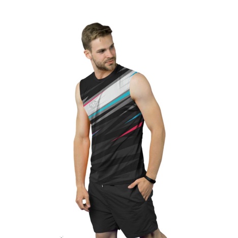 KAOS SINGLET PRIA/KAOS GYM/KAOS RUNNING/KAOS TANPA LENGAN/LEKBONG PRIA